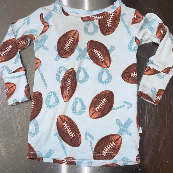 Posh Peanut Size 12-18 Months Field Day Football 2 Piece Set - Picture 2 of 3